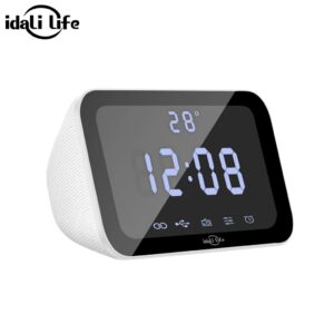 Caixa de Som Bluetooth Idali Life 15W Relógio Digital Despertador LED