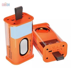 Caixa de Som Bluetooth Mini Transparente, Luz RGB Colorida, Toca