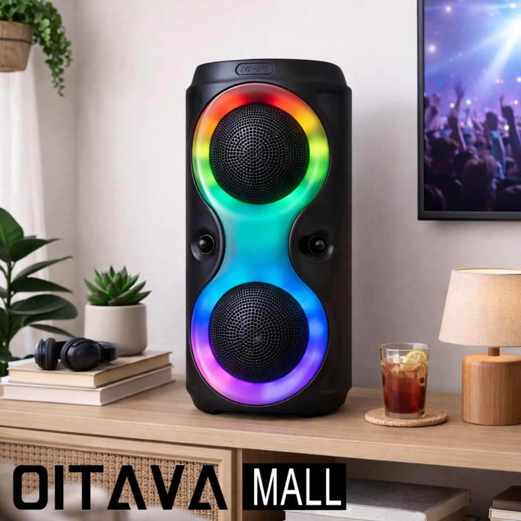 Caixa De Som Bluetooth Multimídia Led Rgb Usb Fm Tws 50w Cor Cs-29 — Áudio e Fones