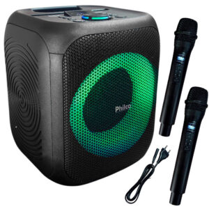 Caixa de Som Bluetooth Philco Potência 480W Amplificada Karaokê Ex
