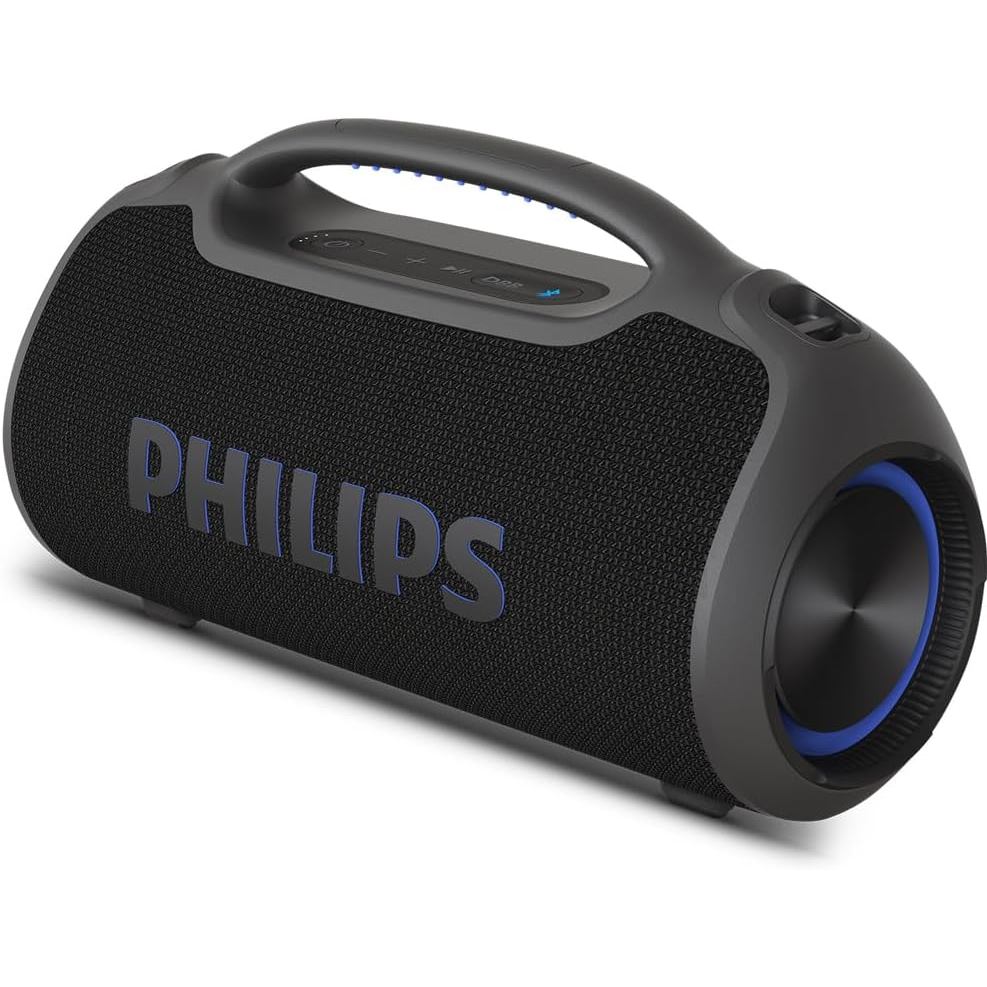 Caixa de Som Bluetooth Philips Boombox TAX400B, 200W, Bateria de 15H — Áudio e Fones
