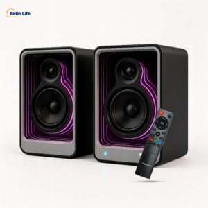 Caixa de Som Bluetooth Tomate 100W Subwoofer Entrada Arc Óptica e USB