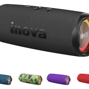 Caixa De Som Portatil Inova Caixinha Com Rgb Tws Recarregável