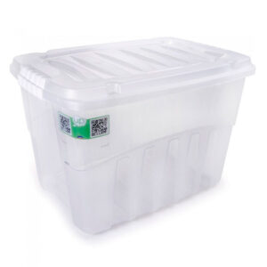 Caixa organizadora Box alta Cristal 56L 2760 Plasútil