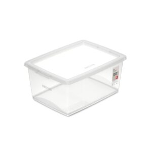 Caixa Organizadora Plástica Cristal 15L My Closet Ordene