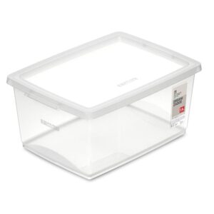 Caixa Organizadora Plástica Cristal 7,5L My Closet Ordene — Organização