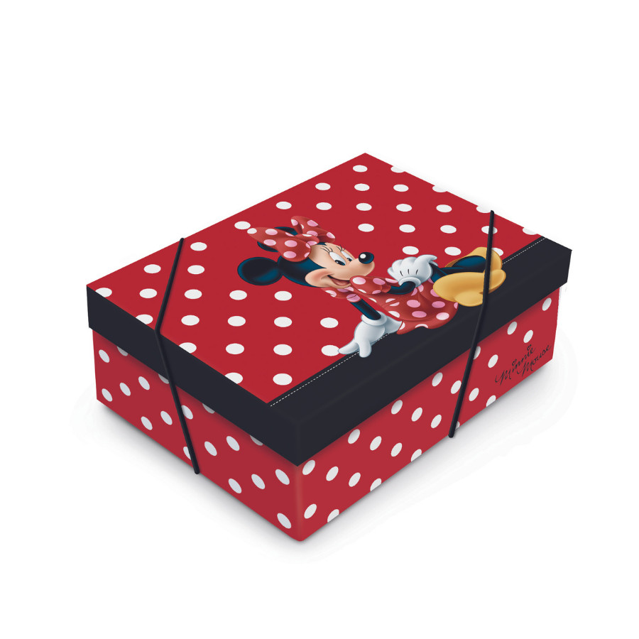 Caixa para Presente com Tampa Minnie Mouse Joy 01 unidade Cromus Rizzo