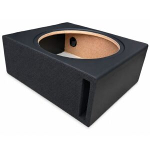 Caixa Slim Dutada Compacta Subwoofer 12 Polegadas Vazia Subgrave Som