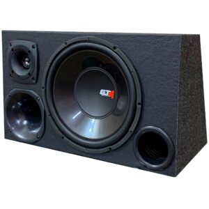 Caixa Som Automotivo Trio Completa Alto Falante Subwoofer 175w rms