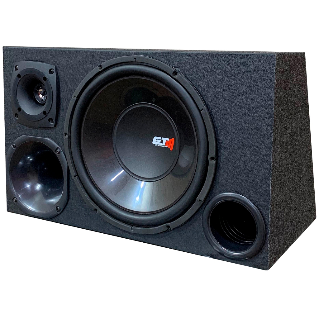 Caixa Som Automotivo Trio Completa Alto Falante Subwoofer 175w rms — Som Automotivo