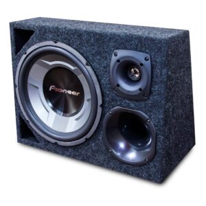 Caixa Trio Pioneer Completa Som Automotivo Carro 450w Rms