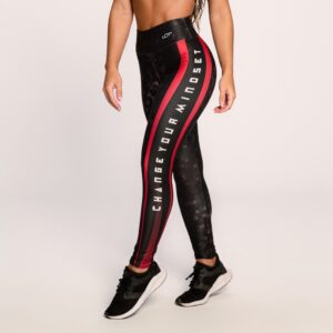 Calça Legging Suplex Estampada Academia Feminina Fitness Change Your