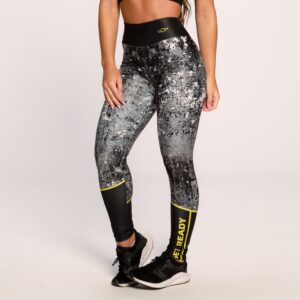 Calça Legging Suplex Estampada Academia Feminina Fitness Get Ready