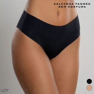 Calcinha Tangão Sem Costura Feminina Corte a Laser Não Marca