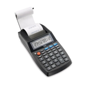 Calculadora De Mesa Impressora Portátil C Bobina Compacta 12 dígitos