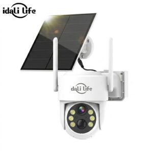 Câmera de Segurança com Energia Solar Wi-Fi HD Visão Noturna Detecção