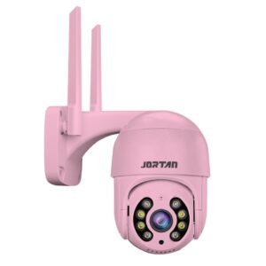 Câmera de Segurança IP A8 Wi-fi Rosa com Áudio Bidirecional Visão