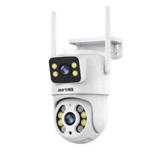 Câmera de Segurança IP Wi-fi Branco 360 de Lente Dupla com App Yoosee