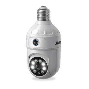Câmera de Segurança IP Wi-fi Branco Full HD com Lente Dupla e Visão