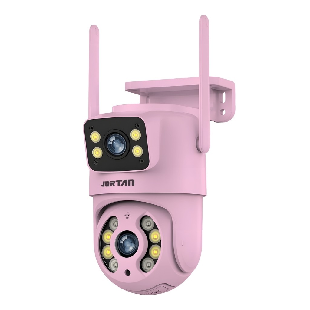 Câmera de Segurança IP Wi-fi Rosa 360°de Lente Dupla com App Yoosee — Câmeras e Drones