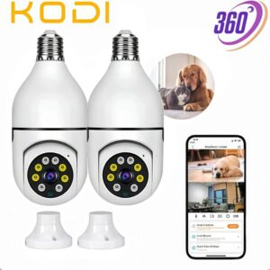 Câmera De Segurança Ip Wifi Full HD Lentes Visão Noturna Microfone