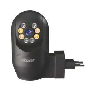 Câmera de Segurança Tomada Wi-fi Preto Interno com App Yoosee