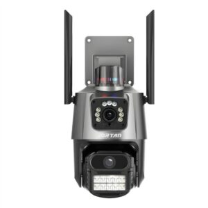 Câmera de Segurança Wi-fi Externa com Lente Dupla 360° 4K 6MP com App — Câmeras e Drones