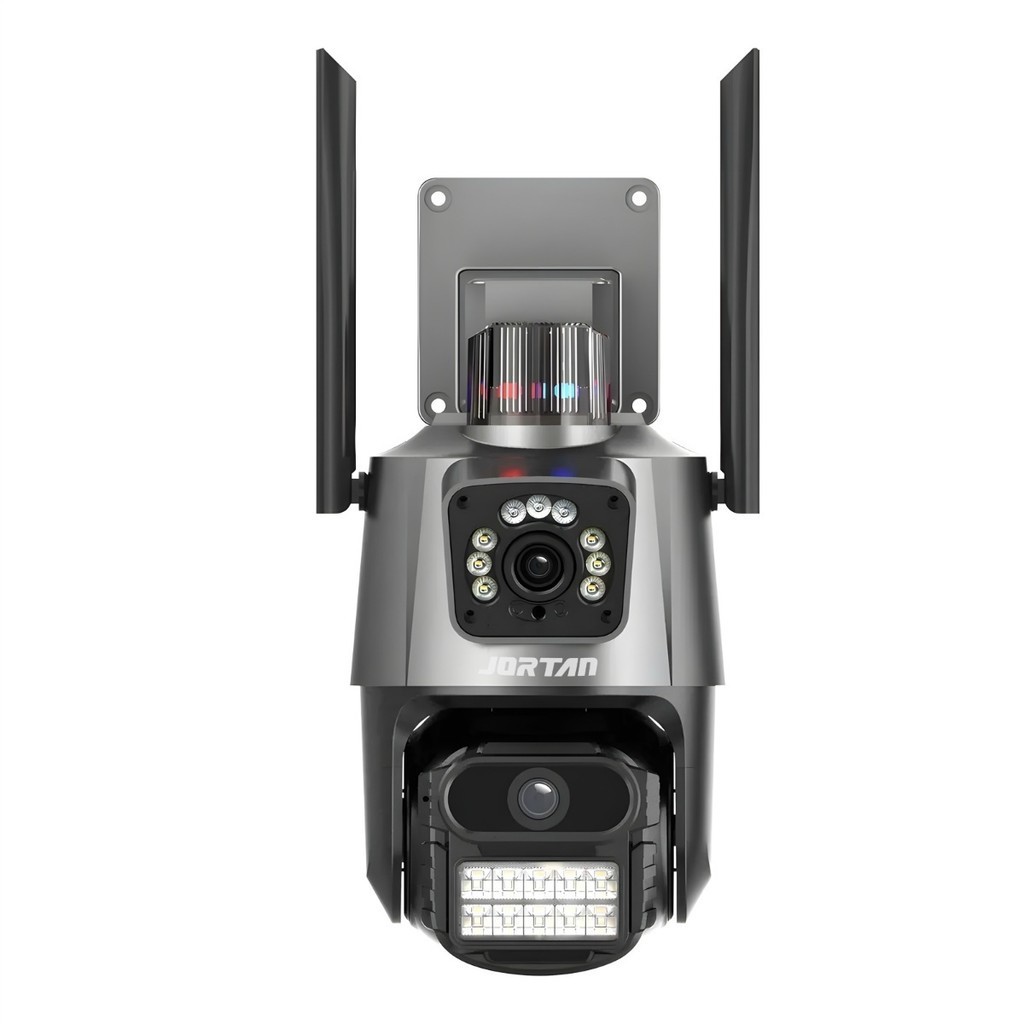 Câmera de Segurança Wi-fi Externa com Lente Dupla 360° 4K 6MP com App — Câmeras e Drones