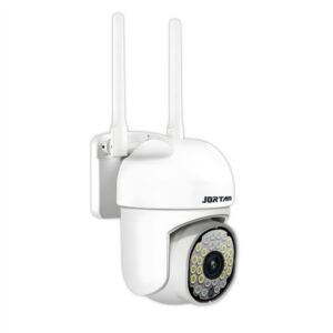 Câmera de Segurança Wi-fi HD Branco com Alarme e Sensor de Movimento