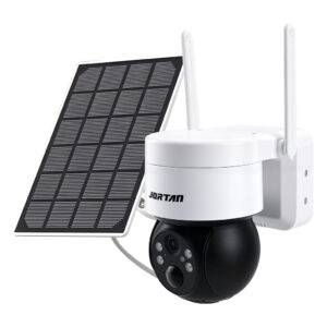 Câmera de Segurança Wi-fi Ptz 3MP Externa com Painel Solar e Visão