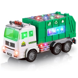Caminhão Coletor De Lixo Bate Volta Com Luz E Som Brinquedo Infantil