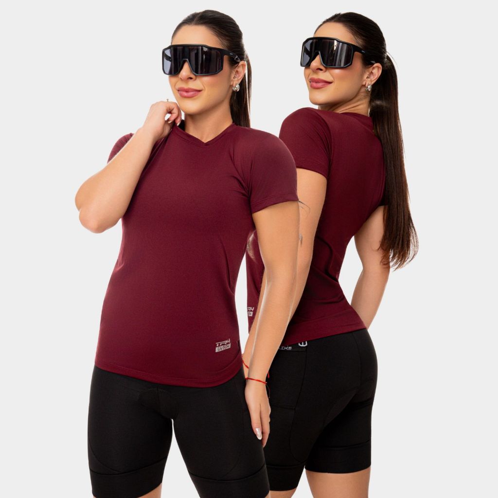 Camisa Camiseta Blusa Dry Fit Feminina Corrida Treino Esportiva