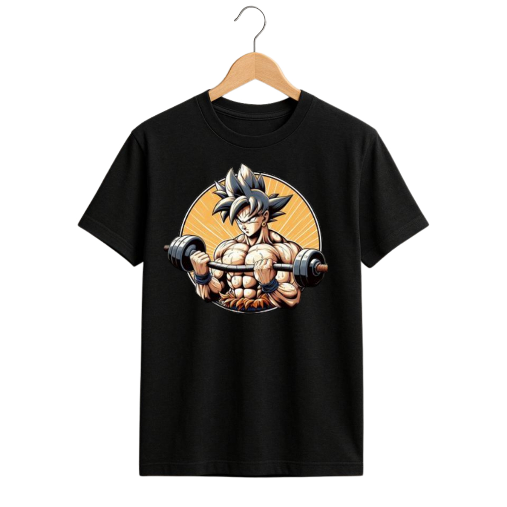 Camiseta Anime 1980 Academia Unissex Estilo Casual Treino Fitness