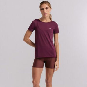 Camiseta Dry Fit Feminina Academia Manga Curta Açaí Arm Fitness