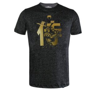 Camiseta Masculina Algodão Premium Venum Samurai Soul Cinza Escuro
