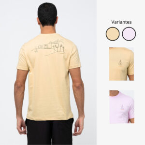 Camiseta Masculina Básica Rota do Mar 100% Algodão Estampada