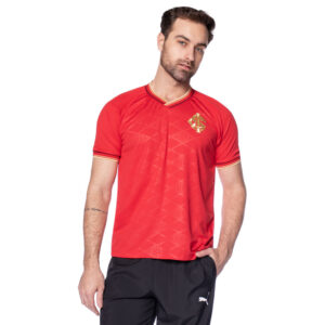 Camiseta Masculina Betel Inter Gold Losango Vermelho Dourado