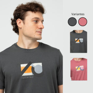 Camiseta Masculina Casual 100% Algodão Linha Alt Bold Confortável