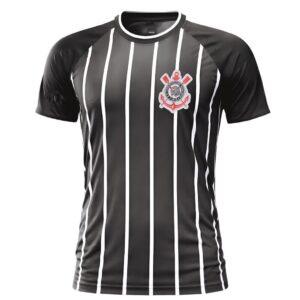 Camiseta Masculina Corinthians Bordado Raglan Licienciada