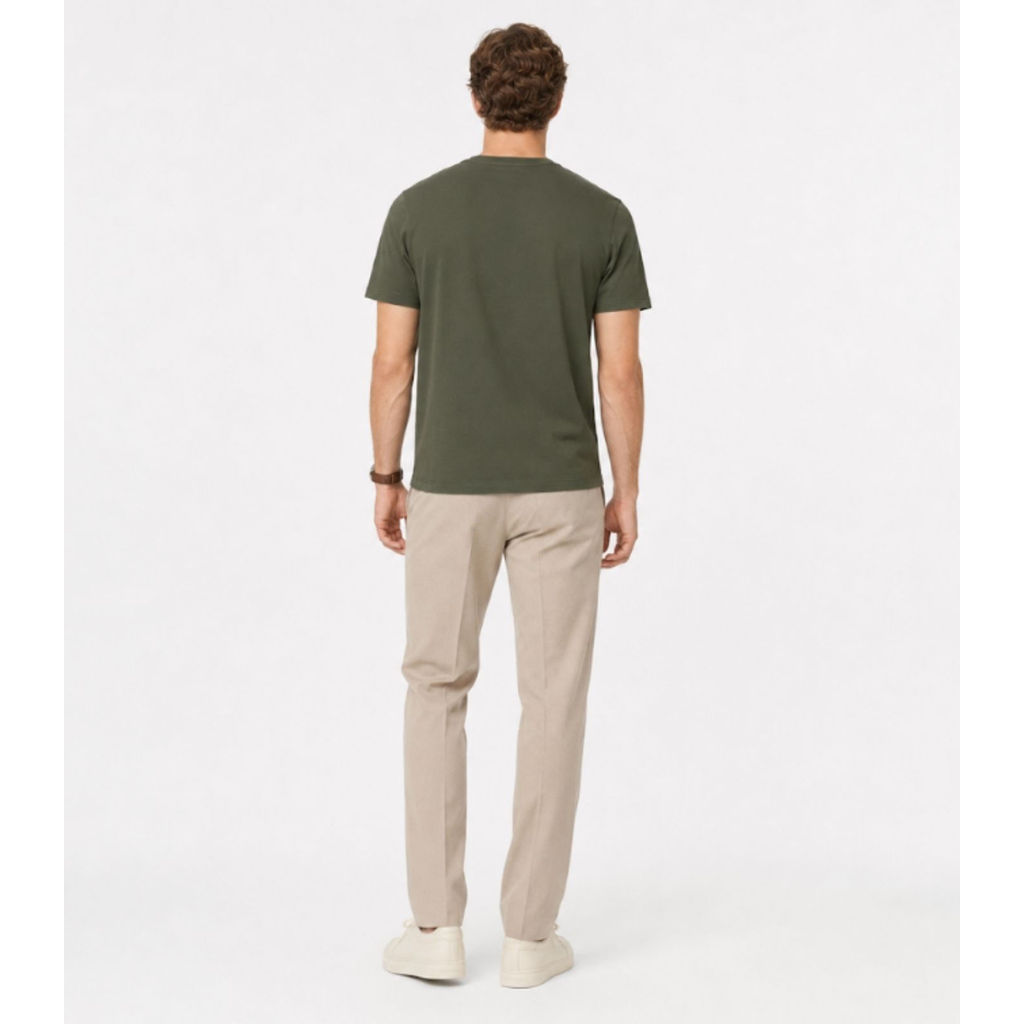 Camiseta Masculina em Meia Malha Diametro Verde — Moda Masculina