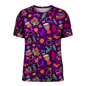 Camiseta Masculina Estampada Verão Camisa Casual para Festa, Praia e