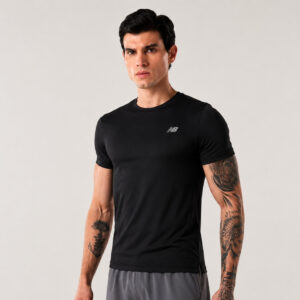 Camiseta New Balance Masculina NB Dry Poliamida Academia Corrida