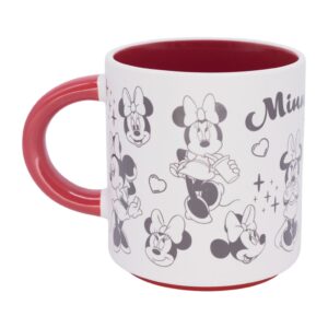 Caneca Grafite 500ml Minnie Mouse Zona Criativa 10026955