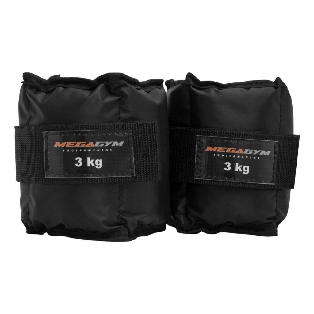 Caneleira De Peso Tornozeleira 3kg Musculação Ginastica Exercícios