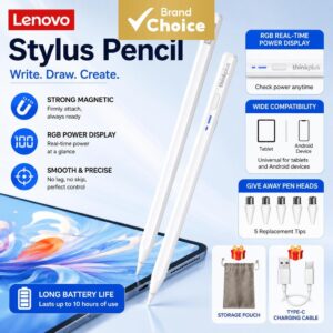 Caneta Universal Lenovo Stylus para iPad Android Telefone Tablet