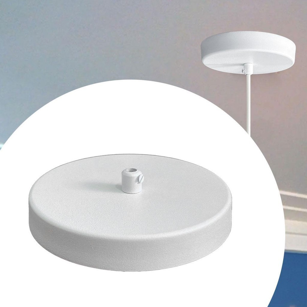 Canopla Acabamento Redonda para Pendente luminária de teto De — Decoração