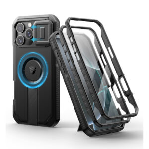 Capa Anti Impacto Dexnor Magsafe 360 Kickstand iPhone 16 Pro Max