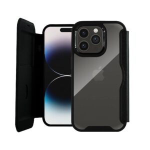 Capa Case Capinha Carteira Dual para iPhone 14 Pro Max Porta-Cartão