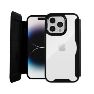 Capa Case Capinha Carteira Dual para iPhone 14 Pro Porta-Cartão