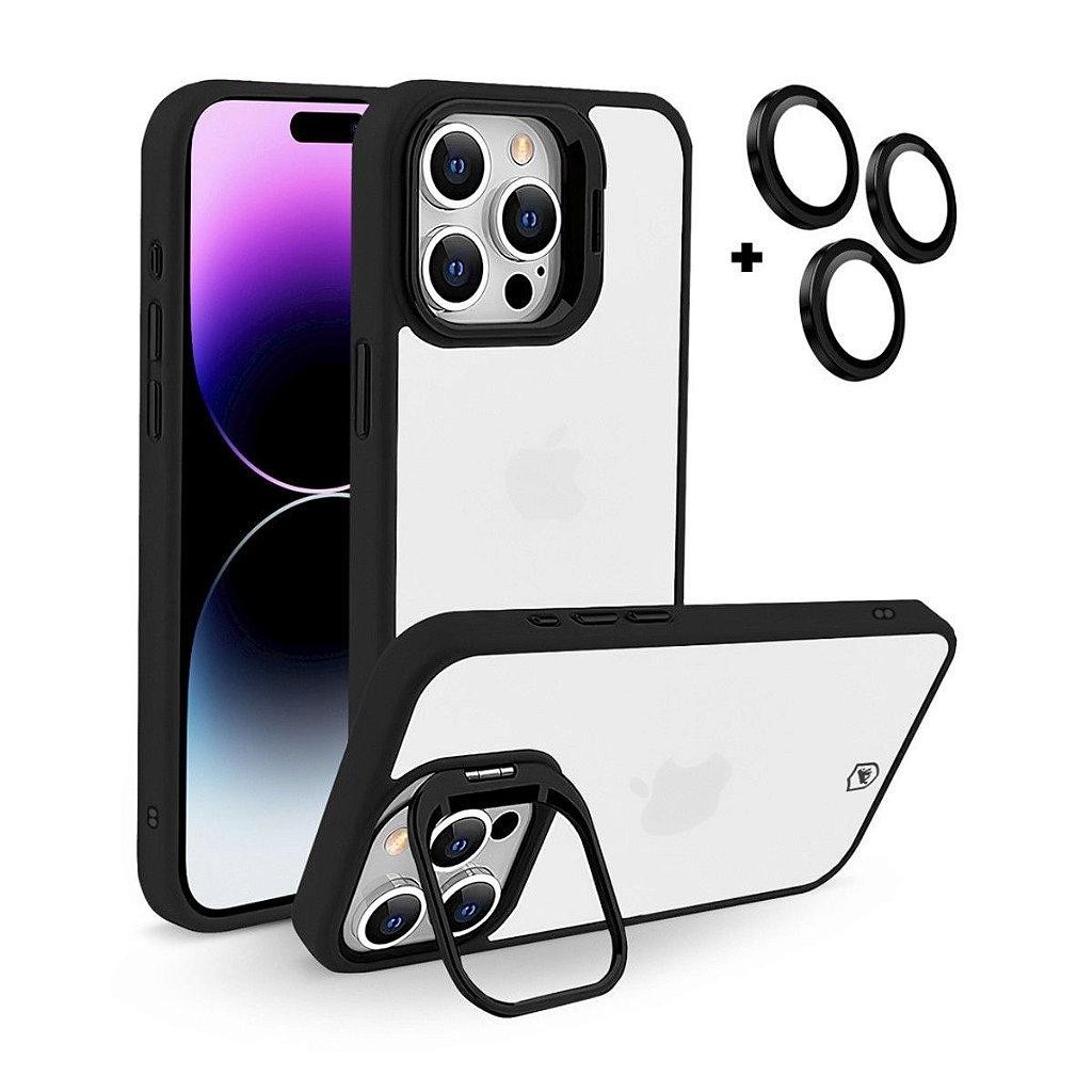 Capa case capinha com protetor de lente para iPhone 14 Pro Max